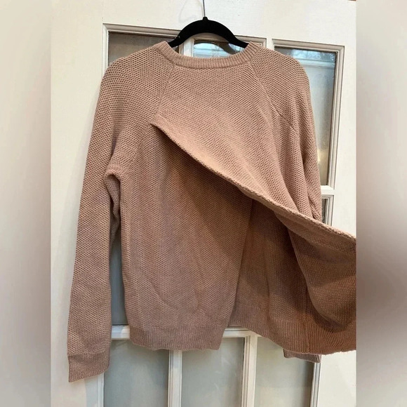 Madewell | Caramel Tan Province Cross-Back Pullover Sweater Size Medium M - Picture 4 of 13